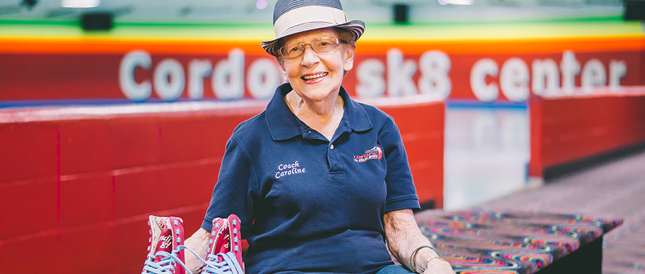 Rolling Along: After 79 Years of Skating, Caroline Mirelli Has No Plans to Retire