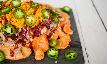 Pork Rind BBQ Nachos