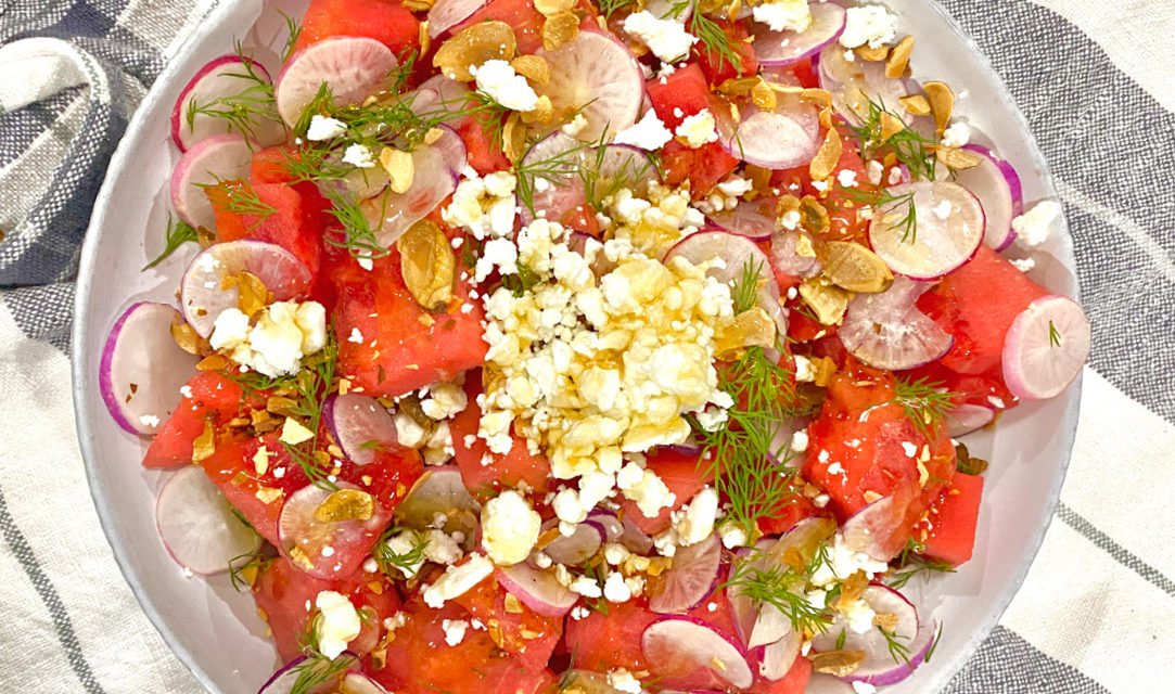 Watermelon & Spring Radish Salad 