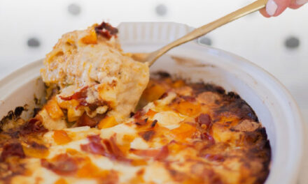 Butternut Squash Lasagna with Prosciutto & Caramelized Onion