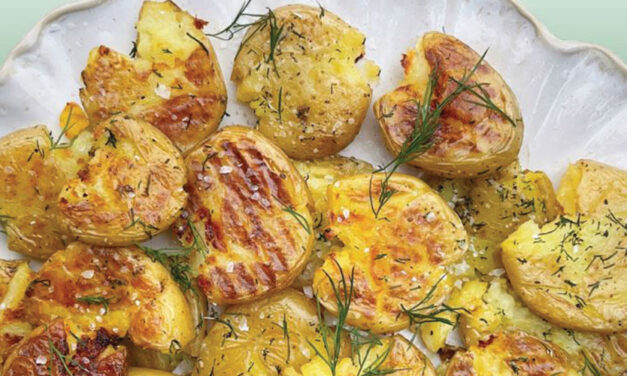 Dill Smashed Potatoes