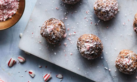 Peppermint Date Bites