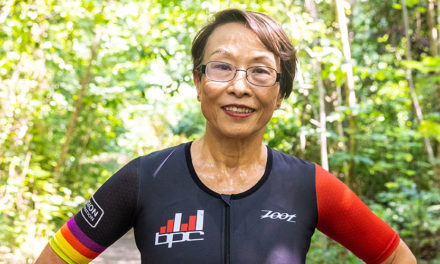 Lin Wu, Running, Swimming, and Biking 