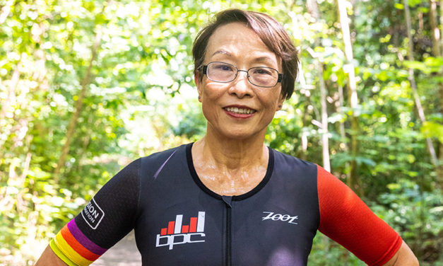 Lin Wu, Running, Swimming, and Biking 