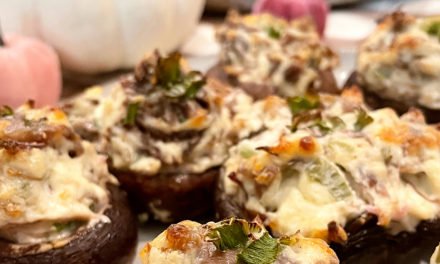 Short Rib Stuffed Portobello Mushrooms