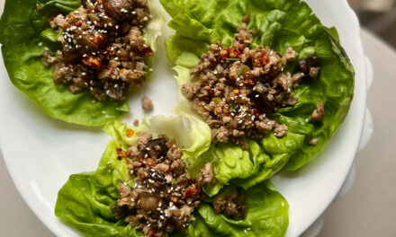 Pork and Mushroom Lettuce Wraps