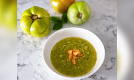 Green Tomato Gazpacho 