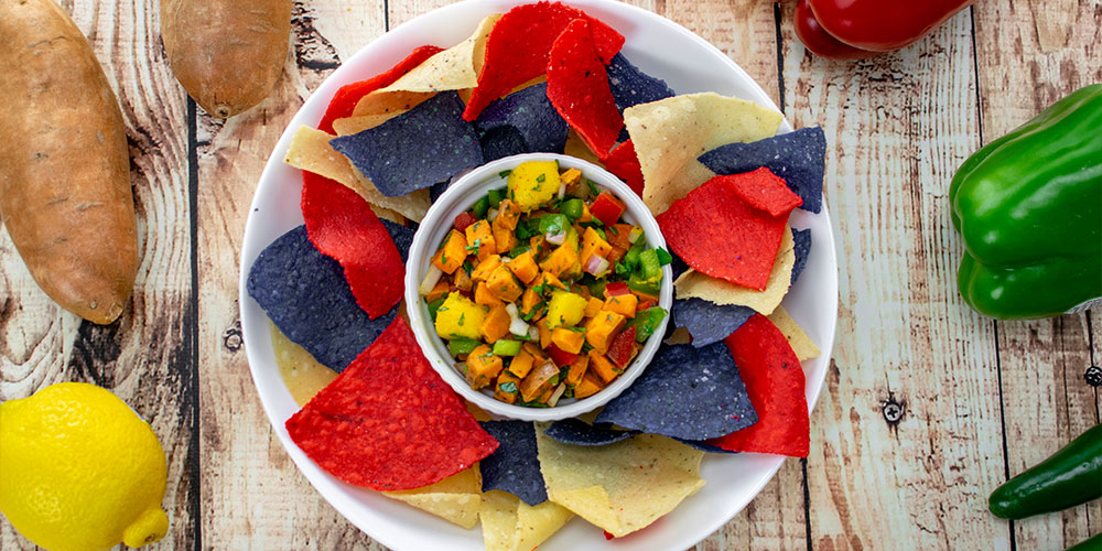 Roasted Sweetpotato Mango Salsa