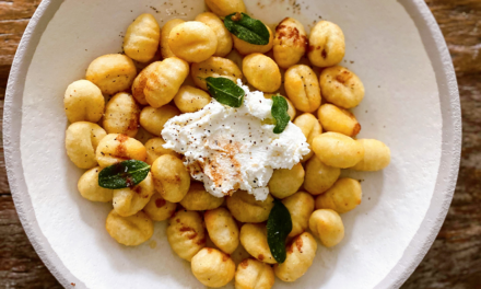 Air-Fried Crispy Gnocchi with Browned Butter & Ricotta