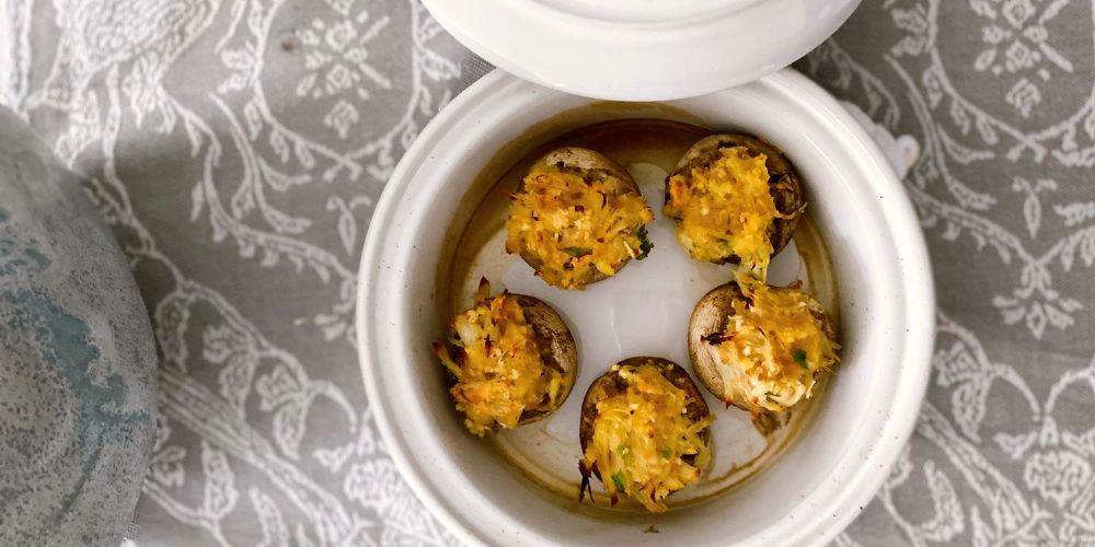 Jumbo Lump Crab-Stuffed Mushrooms