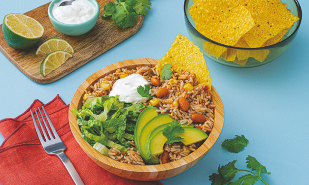 Rice and Beans Burrito Bowl