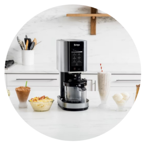 Ninja CREAMi 7
Now, mom can eat her dessert
guilt-free, with this next-level
frozen dessert maker
extraordinaire. Whip up ice
cream, sorbet, milkshakes,
and other sweet treats
using healthy ingredients in
your kitchen and in just a few
minutes. Comes with three
pints for storage, plus lock and
safety features. Spin endless
variations nightly using their seven preset
programs, all in just three easy steps. $229