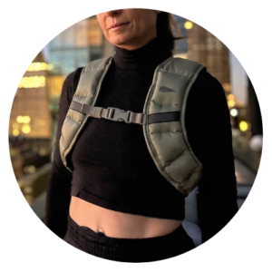 Spy Ruck Women’s Weighted Vest
Designed for the “everyday
woman on a mission,” this
rucking vest comes in 8-, 12-,
and 16-pound weights.
Whether used in the gym or
during an afternoon stroll,
the Spy Ruck helps protect
against osteoporosis while
supporting cardiovascular
fitness, posture, and leg
strength, especially for women
over 40. With built-in comfort foam and
adjustable sliding straps, this odorless, easy-to-clean
vest will last mom for years to come. $79-$119