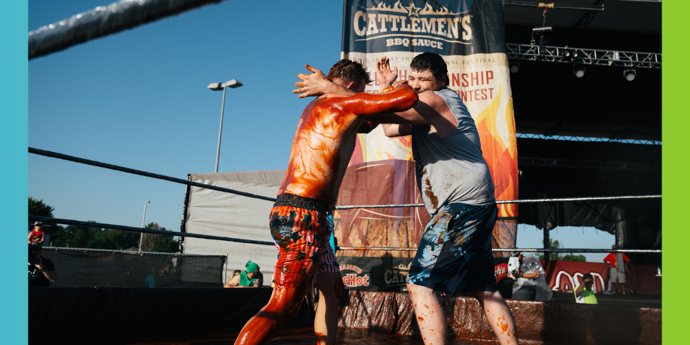 BBQ Sauce Wrestling